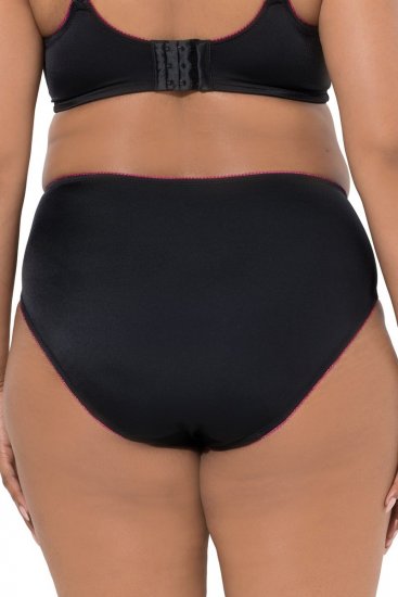 Ulla Popken 845885 Blomstrete truser med blonder Rosa - Truser - 