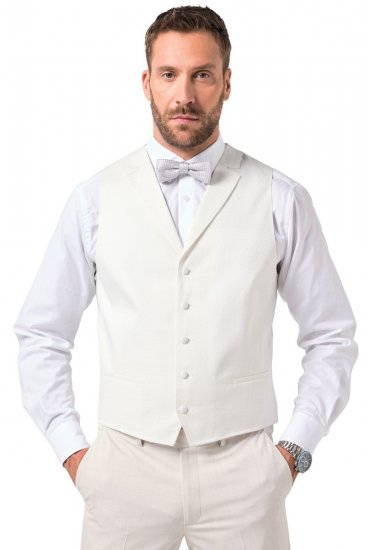 JP1880 846048 Bryllupsvest Benhvit - Dresser og blazere - Dresser i store størrelser