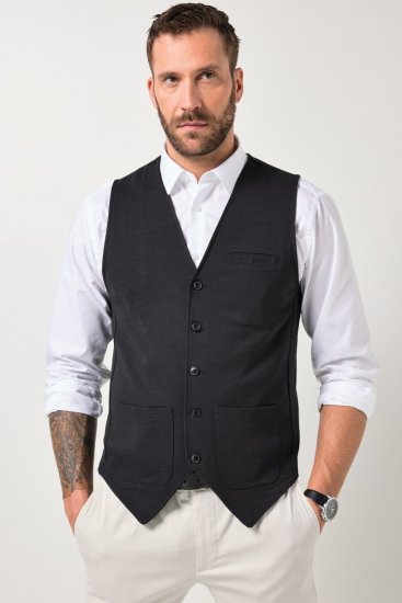 JP1880 846089 Sweatvest Svart - Dresser og blazere - Dresser i store størrelser