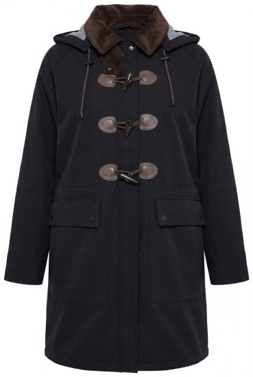 Ulla Popken 846278 Softshellkåpe Svart - Frakker - Kåper i store størrelser