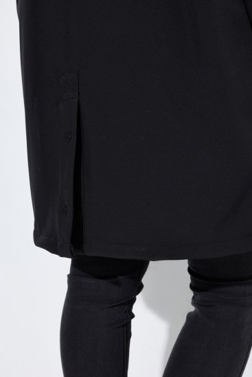 Ulla Popken 846278 Softshellkåpe Svart - Frakker - Kåper i store størrelser