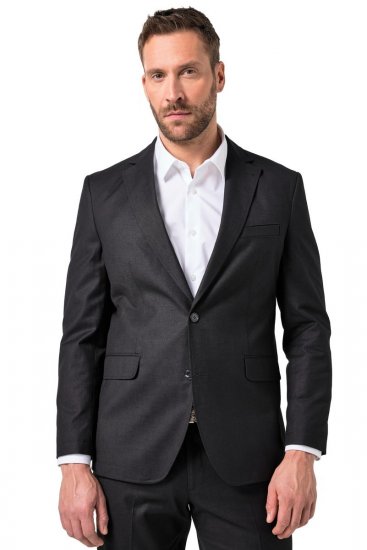JP1880 Korsika Blazer i linlook Svart - Dresser og blazere - Dresser i store størrelser