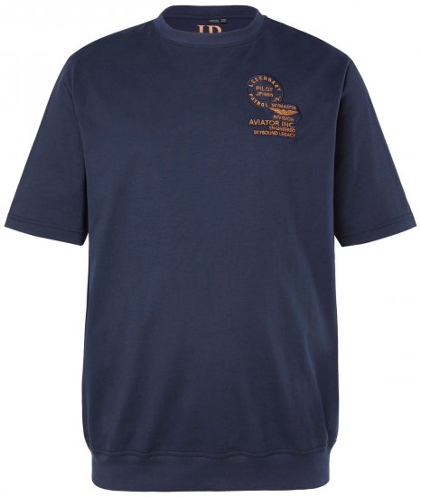 JP1880 846657 T-skjorte bellyfit med merker Mørkeblå TALL - TALL T-skjorter - Ekstra Lange T-skjorter