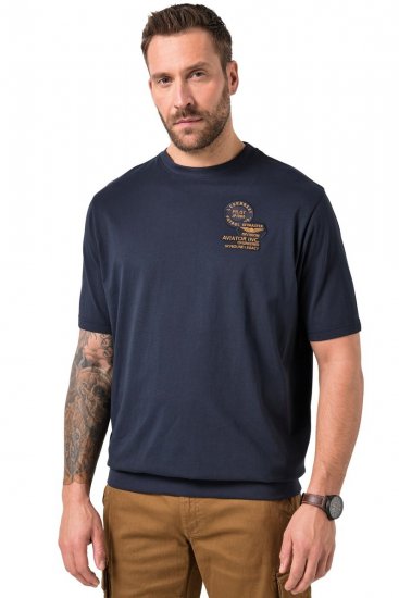 JP1880 846657 T-skjorte bellyfit med merker Mørkeblå TALL - TALL T-skjorter - Ekstra Lange T-skjorter