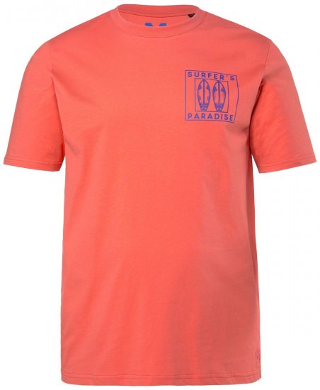 Men+ 829 T-skjorte Surfer's Paradise Korall - T-skjorter - Store T-skjorter - 2XL-14XL