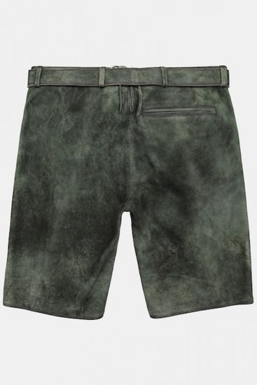 JP1880 846895 Bermudashorts i geiteruskinn Mørk oliven - Shorts - Store shorts - W40-W60