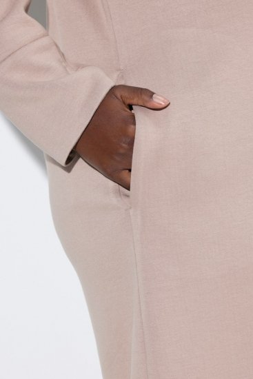 Ulla Popken 846929 Kåpe Beige - Frakker - Kåper i store størrelser