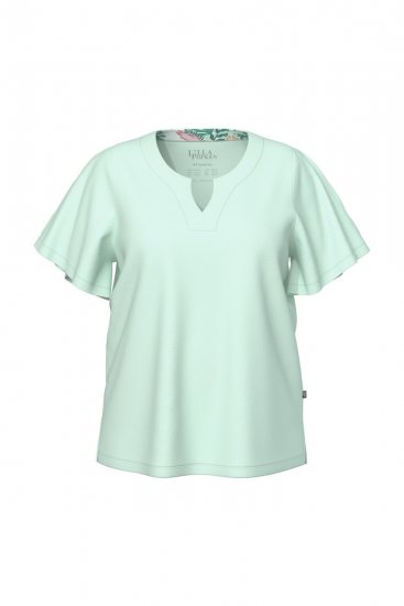 Ulla Popken 846971 Mønstret pyjamas Lysegrønn - Pyjamas/Loungewear - 