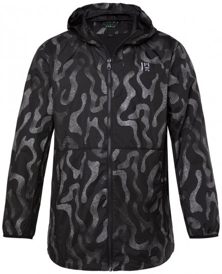 Jay-Pi 847852 Ultralett outdoorjakke med reflekstrykk Svart - Jakker - Store jakker - 2XL-12XL