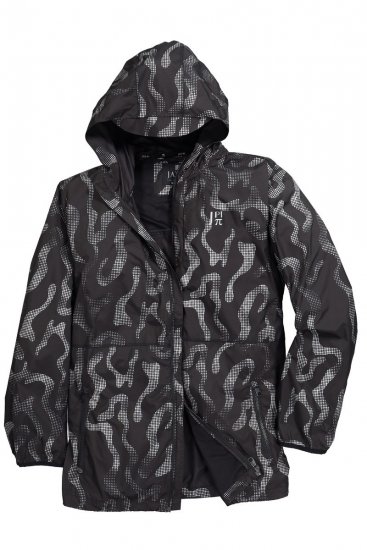 Jay-Pi 847852 Ultralett outdoorjakke med reflekstrykk Svart - Jakker - Store jakker - 2XL-12XL