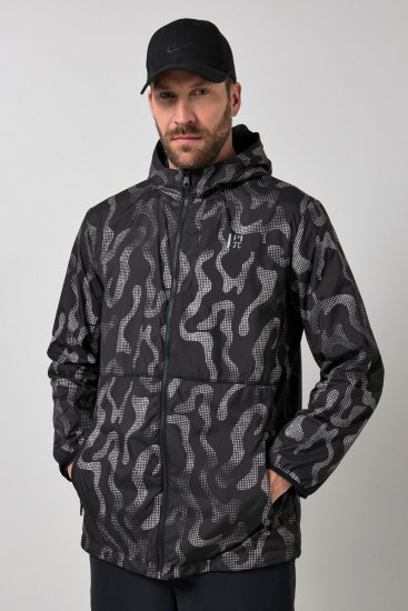 Jay-Pi 847852 Ultralett outdoorjakke med reflekstrykk Svart - Jakker - Store jakker - 2XL-12XL