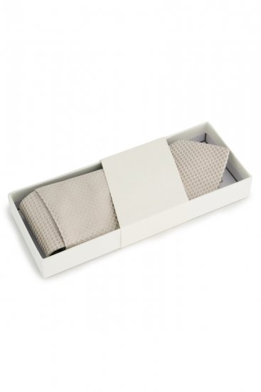 JP1880 849125 Slipssett ekstralang Sand - Slips og sløyfer - 