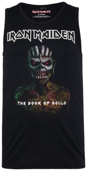 JP1880 849285 Iron Maiden The Book of Souls Singlet Svart - Band T-skjorter - Band-t-skjorter i store størrelser