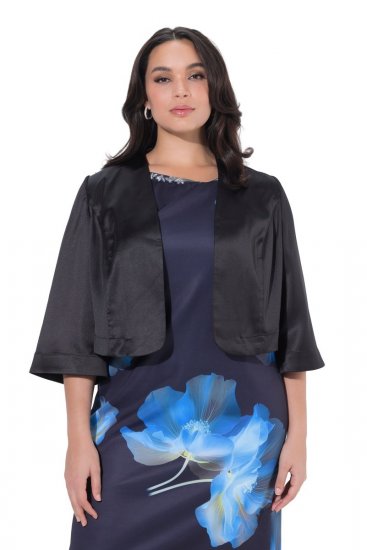 Ulla Popken 849457 Bolero Svart - Jakker - Damejakker i store størrelser