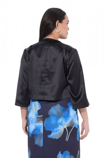 Ulla Popken 849457 Bolero Svart - Jakker - Damejakker i store størrelser