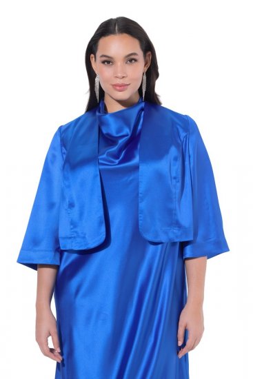 Ulla Popken 849457 Bolero Kongeblå - Jakker - Damejakker i store størrelser