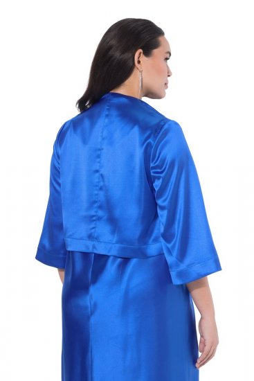 Ulla Popken 849457 Bolero Kongeblå - Jakker - Damejakker i store størrelser