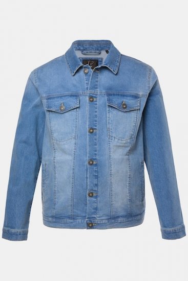 JP1880 849703 Jeansjakke med mange lommer Indigoblå - Jakker - Store jakker - 2XL-12XL