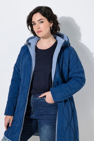Ulla Popken 850361 Funksjonsjakke Denimblå - Jakker - Damejakker i store størrelser