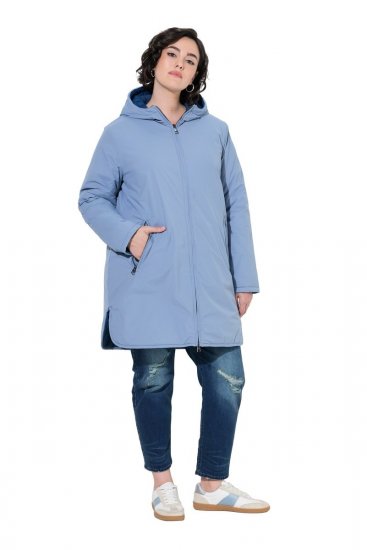 Ulla Popken 850361 Funksjonsjakke Denimblå - Jakker - Damejakker i store størrelser