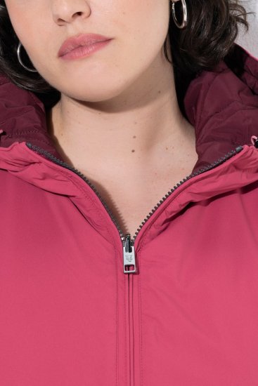 Ulla Popken 850361 HYPRAR vendbar funksjonsjakke Lyserosa - Jakker - Damejakker i store størrelser