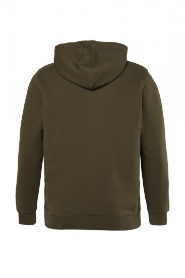Men+ 375 Hettejakke Heritage Denim Khakigrønn - Gensere og hettegensere - Store hettegensere - 2XL-14XL