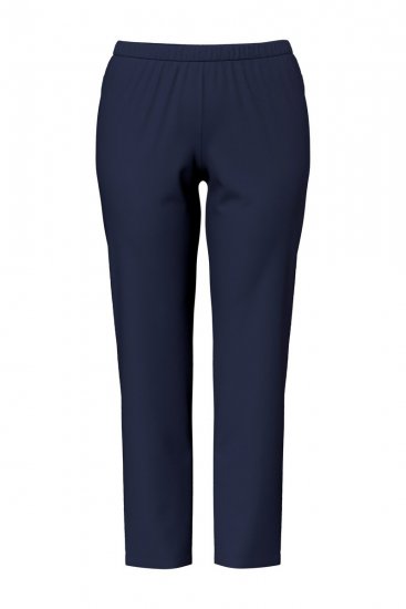 Ulla Popken 850403 Blomstret pyjamas Mørkeblå - Pyjamas/Loungewear - 