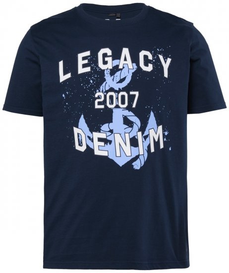 Men+ 440 T-skjorte Legacy Denim Mørkeblå - T-skjorter - Store T-skjorter - 2XL-14XL