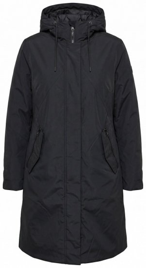 Ulla Popken 850774 Funksjonskåpe Svart - Frakker - Kåper i store størrelser