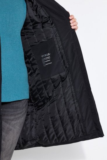 Ulla Popken 850774 Funksjonskåpe Svart - Frakker - Kåper i store størrelser
