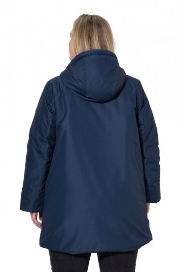Ulla Popken 850794 Funksjonskåpe Mørkeblå - Frakker - Kåper i store størrelser