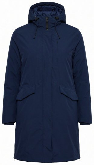 Ulla Popken 850806 Funksjonskåpe Mørkeblå - Frakker - Kåper i store størrelser