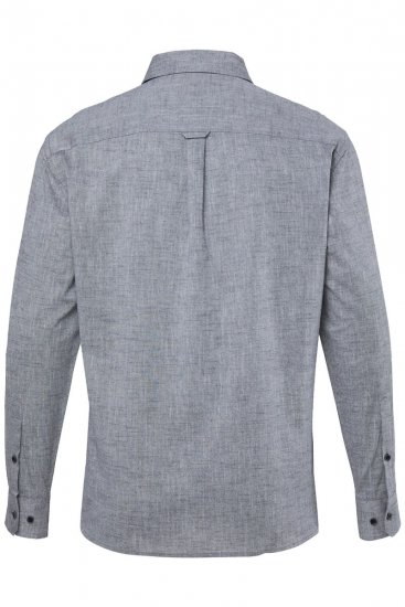 JP1880 850931 Langermet chambrayskjorte Svart TALL - TALL skjorter - TALL skjorter med ekstra lengde