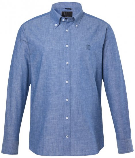 JP1880 850931 Langermet chambrayskjorte Denimblå TALL - TALL skjorter - TALL skjorter med ekstra lengde