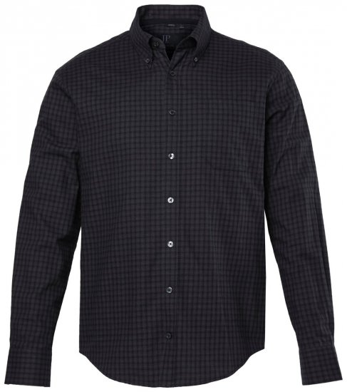 JP1880 850950 Langermet rutete flanellskjorte Svart TALL - TALL skjorter - TALL skjorter med ekstra lengde