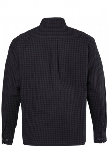 JP1880 850950 Langermet rutete flanellskjorte Svart TALL - TALL skjorter - TALL skjorter med ekstra lengde