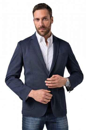 JP1880 851032 Blazer med lett halvfôr Mørkeblå - Dresser og blazere - Dresser i store størrelser