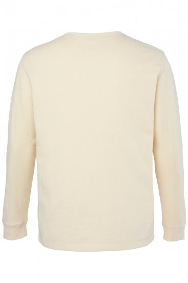 JP1880 851075 Langermet Henley t-skjorte Sandgrå TALL - TALL T-skjorter - Ekstra Lange T-skjorter