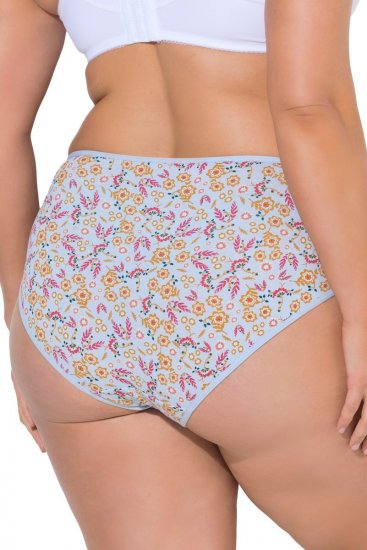 Ulla Popken 851140 Blomstrete truser 5-pakning Rosa - Truser - 
