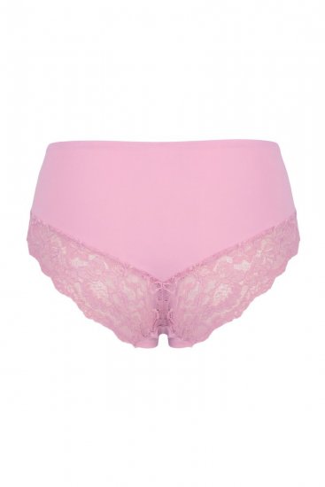 Ulla Popken 851165 Boksertruser med blonder Rosa - Truser - 