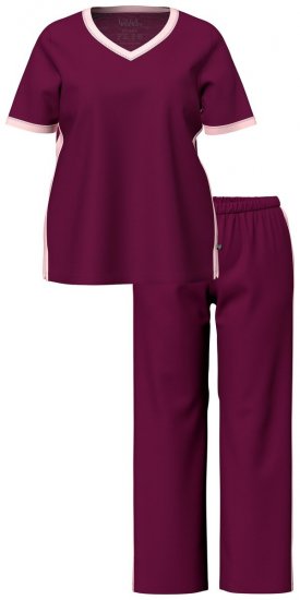 Ulla Popken 851245 Pyjamas Bærrød - Pyjamas/Loungewear - 