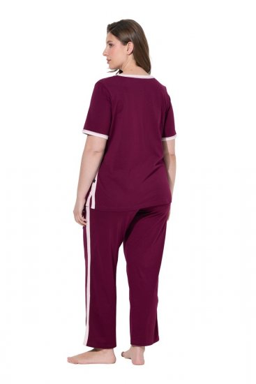 Ulla Popken 851245 Pyjamas Bærrød - Pyjamas/Loungewear - 