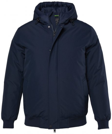 JP1880 851320 Jakke med hette og varmt fôr Mørkeblå - Jakker - Store jakker - 2XL-12XL