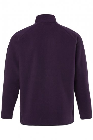 JP1880 851362 Fleecejakke med ståkrage Mørklilla TALL - TALL jakker - TALL jakker med ekstra lengde