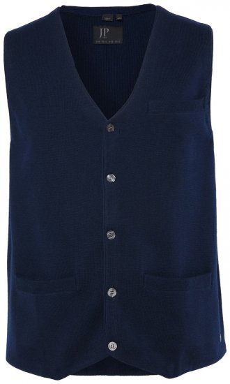JP1880 851421 Strikkevest med V-hals Mørkeblå - Dresser og blazere - Dresser i store størrelser