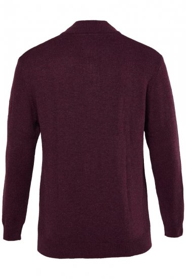 JP1880 851428 Halfzip strikkegenser Plomme TALL - TALL gensere - TALL gensere for høye menn