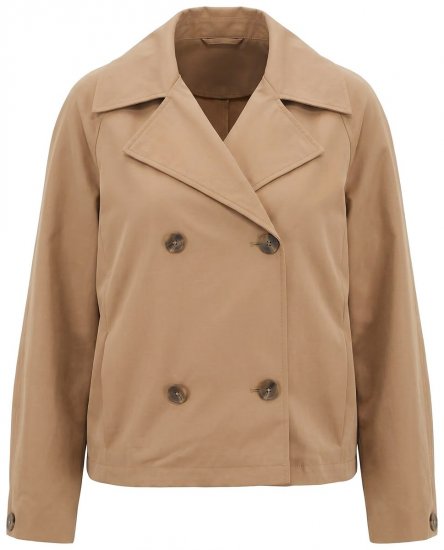 Ulla Popken 851435 Trenchcoat Brun - Frakker - Kåper i store størrelser