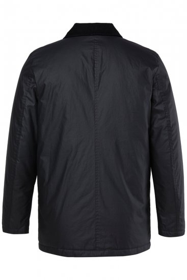 JP1880 851493 Vokset jakke med kordfløyelskrage Svart - Jakker - Store jakker - 2XL-12XL