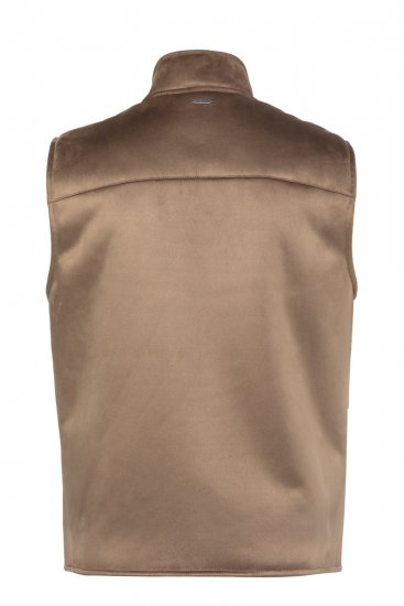 JP1880 851516 Semskevest med teddyfôr Beige - Jakker - Store jakker - 2XL-12XL