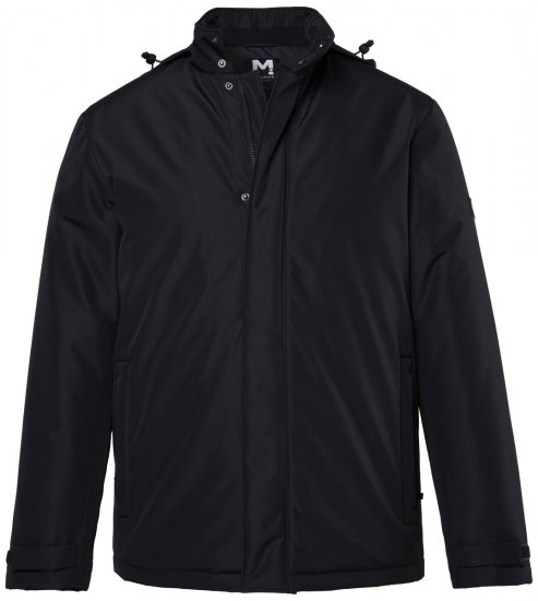 Men+ 552 Jakke med hette og lett fôr Svart - Jakker - Store jakker - 2XL-12XL